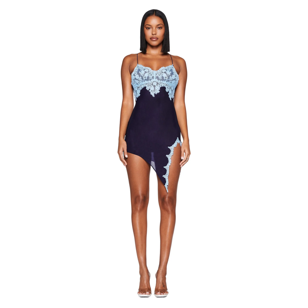 I.AM.GIA ZARINA MINI DRESS in Blue - Picture 5 of 5